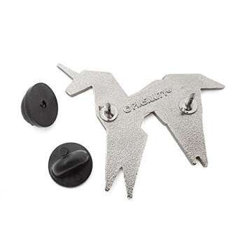 Origami Unicorn Enamel Pin - Fun & Colorful Accessory