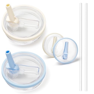 40 oz Tumbler Flip Straw Lid Replacement - 2 Pack