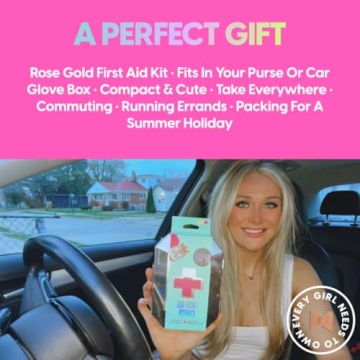 BLINGSTING First Aid Kit - 75 Essentials in Gold Travel Case