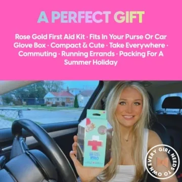 BLINGSTING First Aid Kit - 75 Essentials in Gold Travel Case