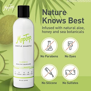 MopTop Gentle Shampoo - Reduces Frizz for All Hair Types