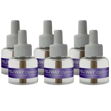 FELIWAY Optimum, Enhanced Calming Pheromone 30-day Refill – 6 Pack