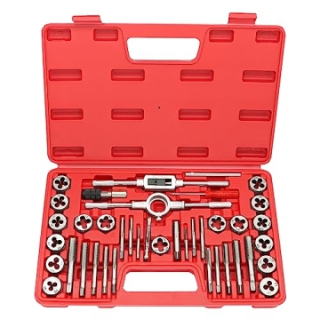 BeHappy 40Pcs Tap and Die Set - Precision Threading Tools for Professionals