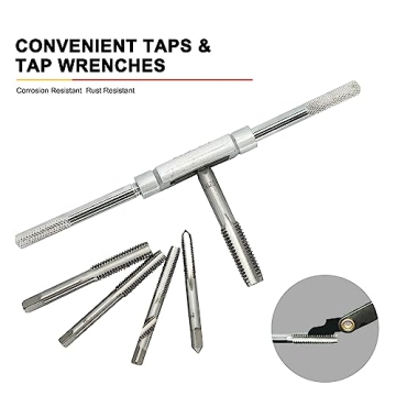 BeHappy 40Pcs Tap and Die Set - Durable Threading Tools