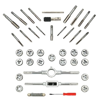 BeHappy 40Pcs Tap and Die Set - Durable Threading Tools