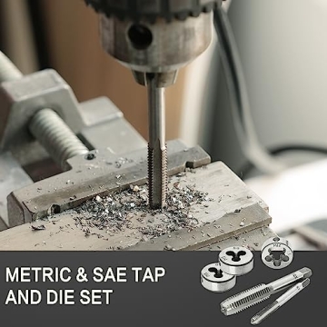 BeHappy 40Pcs Tap and Die Set - Durable Threading Tools