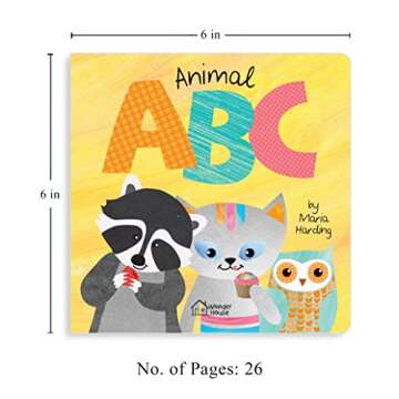 Animal ABC: Playful Animals Board Book For Kids