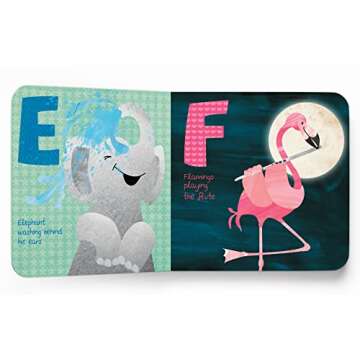 Animal ABC: Playful Animals Board Book For Kids