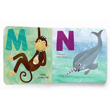 Animal ABC: Playful Animals Board Book For Kids
