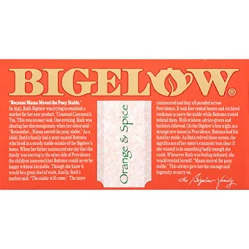 Bigelow Orange and Spice Herbal Tea - Cozy Comfort in Every Sip