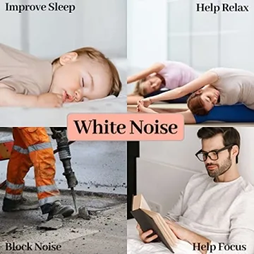 Meditation White Noise Sound Machine for Relaxation and Sleep
