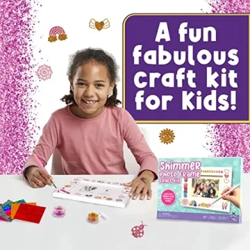 PURPLE LADYBUG DIY Picture Frame Craft Kit for Kids