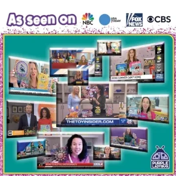 PURPLE LADYBUG DIY Picture Frame Craft Kit for Kids