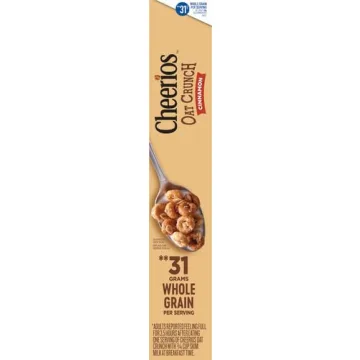 Cheerios Oat Crunch Cinnamon Cereal - Crunchy & Tasty!