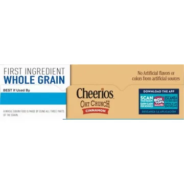 Cheerios Oat Crunch Cinnamon Cereal - Crunchy & Tasty!