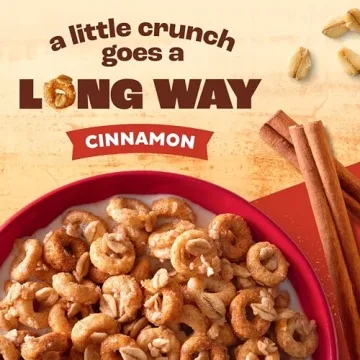 Cheerios Oat Crunch Cinnamon Cereal - Crunchy & Tasty!
