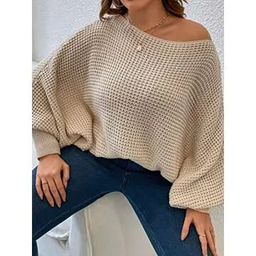 Comfortable Oversized Plus Size Women's Sweater