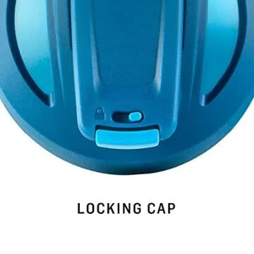 BlenderBottle Strada Shaker Cup Perfect for Protein Shakes and Pre Workout, 24-Ounce, Black