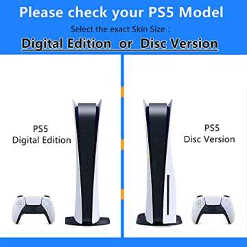 ZOA PS5 Digital Edition Anime Skin for Console and Controllers Vinyl Cover Skins Wraps, Compatible with Playstation 5 (Skeleton Digital Edition)
