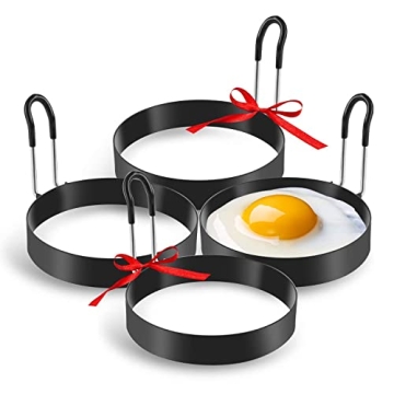 Stainless Steel Egg Rings for Perfectly Round Eggs