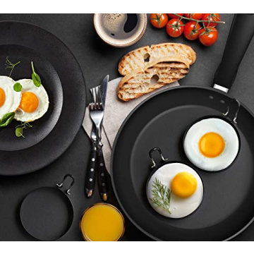 Stainless Steel Egg Rings for Perfectly Round Eggs