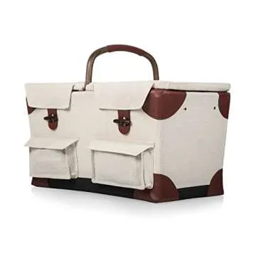 Pioneer Deluxe Picnic Basket Set for 2 with Blanket