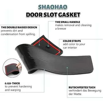 SHAOHAO for 2024 2025 Mazda CX-50 Door Slot Mats Anti-Dust Car Slot Mats Fit for 2023 2024 2025 Mazda CX-50 CX 50 Accessories Center Console Liners Mat 2024 2025 CX50 Cup Holder Inserts Non-Slip Pads