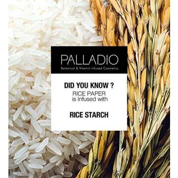 Palladio Oil Absorbing Rice Paper Blotting Tissues 120 Sheets