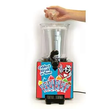 iscream Genuine ICEE Brand Counter-Top Sized ICEE Slushie Maker - Spins Your Pre-Chilled Ingredients with Your Ice into ICEE Slushies!
