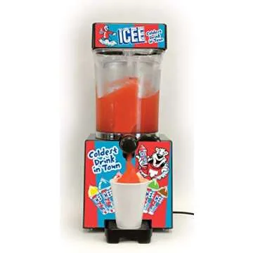 iscream Genuine ICEE Brand Counter-Top Sized ICEE Slushie Maker - Spins Your Pre-Chilled Ingredients with Your Ice into ICEE Slushies!