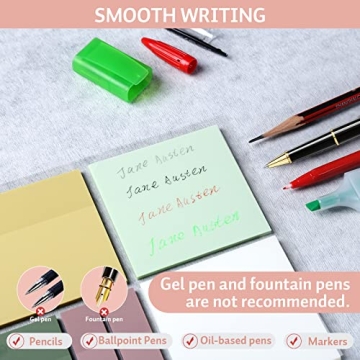 ONEDONE Transparent Sticky Notes 700 Sheets Clear Reusable