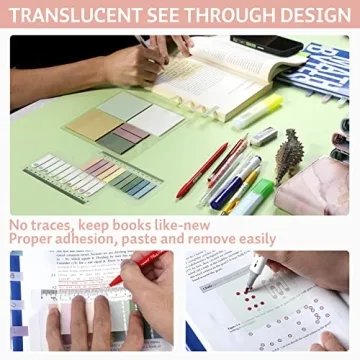 ONEDONE Transparent Sticky Notes 700 Sheets Clear Reusable