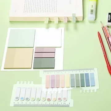 ONEDONE Transparent Sticky Notes 700 Sheets Clear Reusable