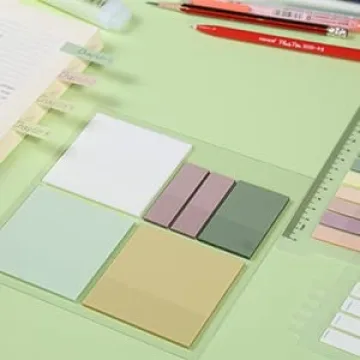 ONEDONE Transparent Sticky Notes 700 Sheets Clear Reusable