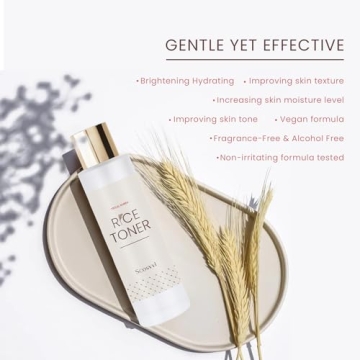 Korean Rice Toner for Face, Hydrating Glow Essence 5.07 Fl Oz