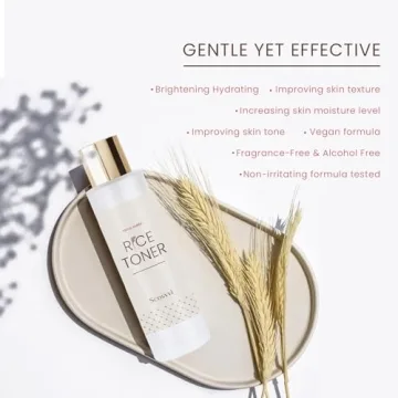 Korean Rice Toner for Face, Hydrating Glow Essence 5.07 Fl Oz