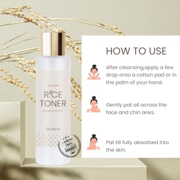 Korean Rice Toner for Face, Hydrating Glow Essence 5.07 Fl Oz