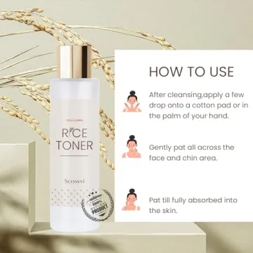 Korean Rice Toner for Face, Hydrating Glow Essence 5.07 Fl Oz