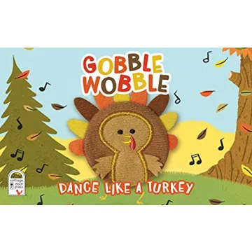 Gobble Wobble Finger Puppet Thanksgiving Book for Kids
