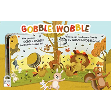 Gobble Wobble Finger Puppet Thanksgiving Book for Kids