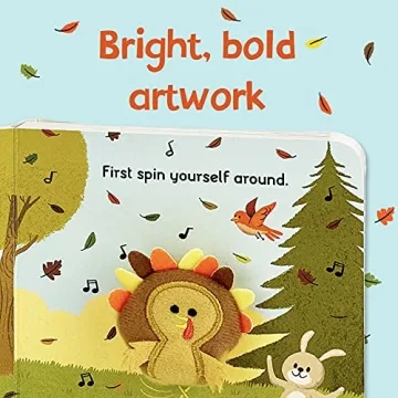 Gobble Wobble Finger Puppet Thanksgiving Book for Kids