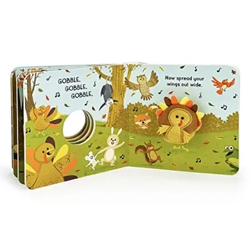 Gobble Wobble Finger Puppet Thanksgiving Book for Kids