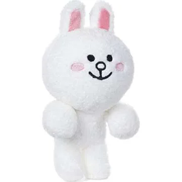 Gund LINE Friends Cony Dangler Hanging Plush Stuffed Animal Rabbit, White, 6"