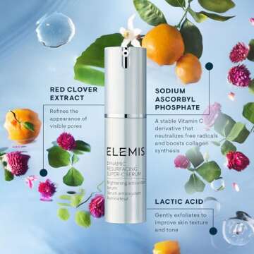 ELEMIS Dynamic Resurfacing Super-C Serum, Daily Anti-Aging Antioxidant Serum Brightens, Refines, and...