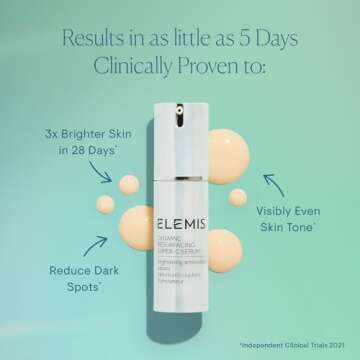 ELEMIS Dynamic Resurfacing Super-C Serum, Daily Anti-Aging Antioxidant Serum Brightens, Refines, and Illuminates Dull Skin with Vitamin C, 30 mL