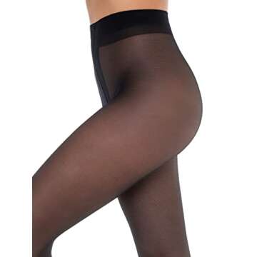 Veluk Sheer Tights For Women 40 Denier Without Shorts, Matte Surface, Flat Seams, Comfortable Belt and Cotton Gusset