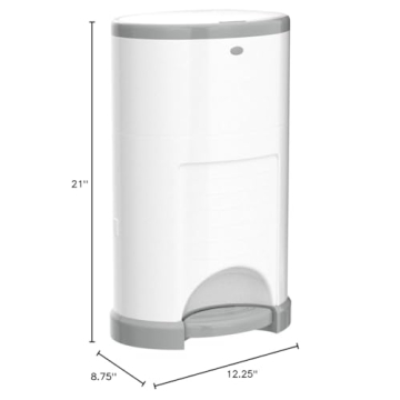 Diaper Dekor Classic Hands-Free Diaper Pail for Parents