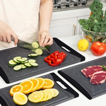 Extra Large Cutting Boards Durable Kitchen Set of 3