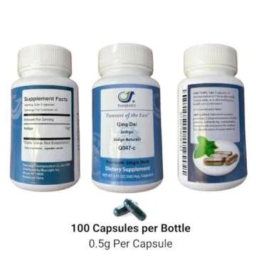 Treasure of the East Indigo Qing Dai Capsules 100 Capsules
