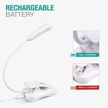 Comfortable LED Rechargeable Book Light for Readers
